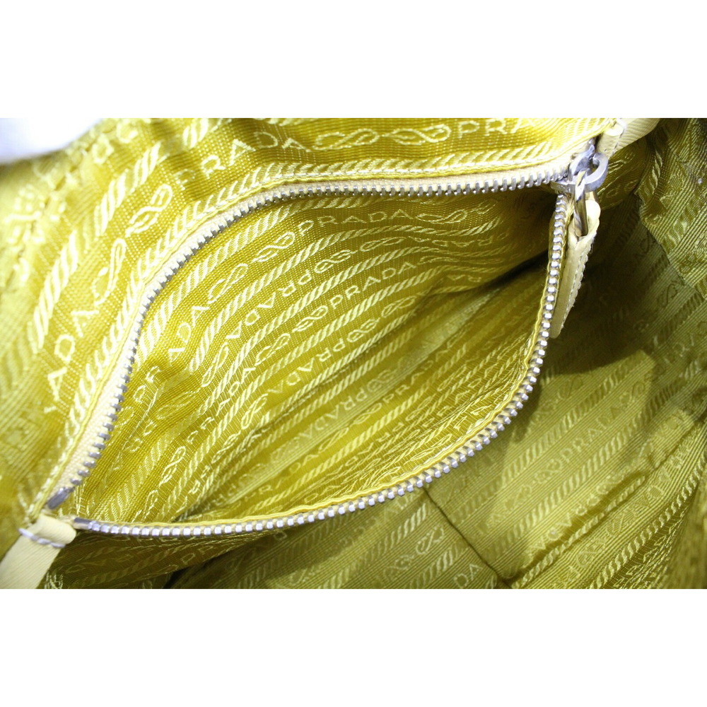 Prada Lux Handbag Saffiano Yellow - Picture 7 of 7